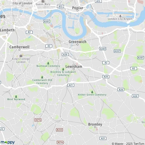 Map Lewisham map of Lewisham (BR1 4) and practical information